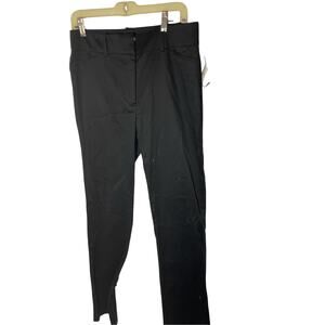 NWT Zara Women's Cotton Black MidRise Career Wear Dress Slacks Sz 10 Business
